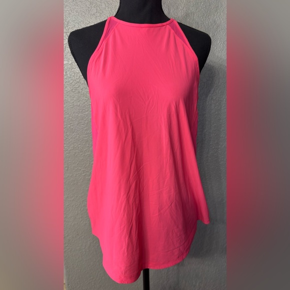 Lululemon Women’s Sz 8 Pink Heartthrob Run Off Tank Top Workout Shirt - Picture 6 of 6